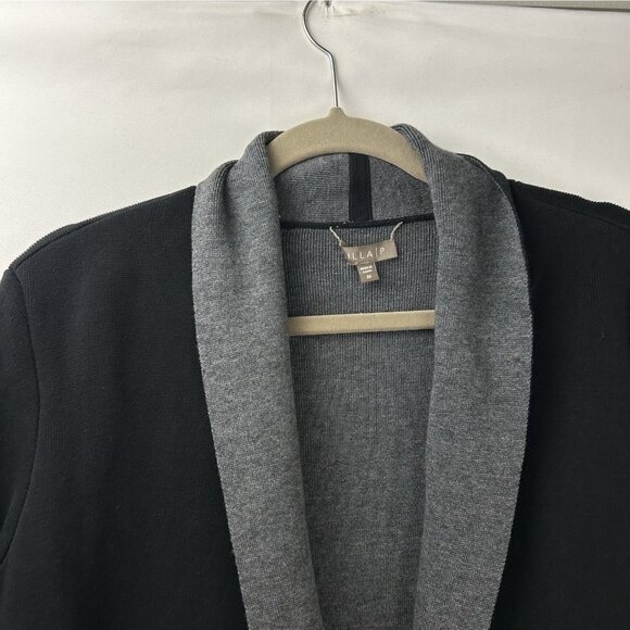 LILLA P Womens Medium Easy Sweater Jacket Cardigan Bottom Rayon Modal Blend $230 - Picture 10 of 11